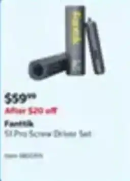 Costco Fantik S1 Pro Screw Driver Set offer