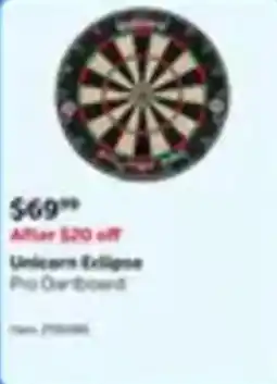 Costco Unicorn Exilige Pro Dartboard offer