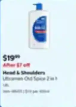 Costco Head & Shoulders Ultramen Old Spice 2 in 1 offer