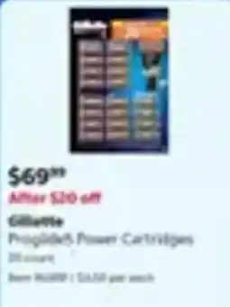 Costco Gillette ProGlide Power Cartridges offer