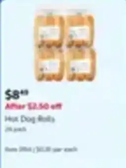 Costco Hot Dog Rolls offer