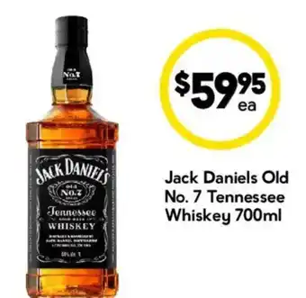 Jack Daniels Old No. 7 Tennessee Whiskey