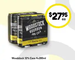 Drakes Woodstock Bourbon and Cola offer