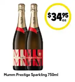 Drakes Mumm Prestige Sparkling offer