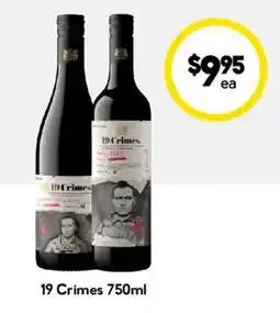 Drakes 19 Crimes 750ml offer