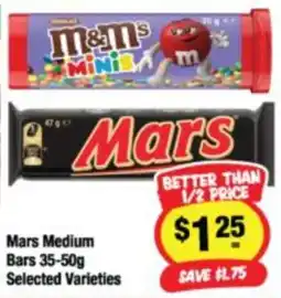 CORNETTS Mars Medium Bars offer