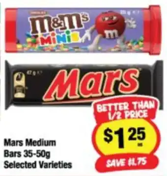 Mars Medium Bars