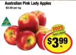 CORNETTS Australian Pink Lady Apples offer