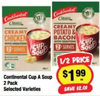 Continental Cup A Soup Selected Varieties