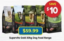 PetO Supervite Gold Dog Food Range offer