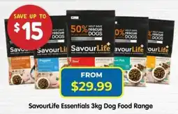 PetO SavourLife Essentials Dog Food offer