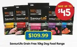 PetO SavourLife Grain Free Dog Food Range offer