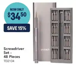 Jaycar Electronics Screwdriver Set - 48 Pieces offer