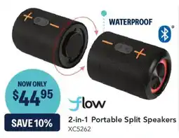 Jaycar Electronics flow 2-in-1 Portable Split Speakers offer