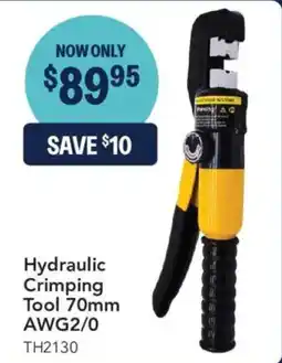 Jaycar Electronics Hydraulic Crimping Tool offer