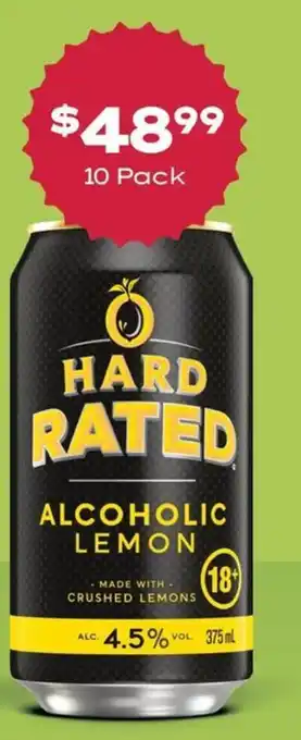 Hard Rated Alcoholic Lemon