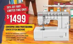 Janome Janome CoverPro 3000 Professional Cover Stitch Machine offer