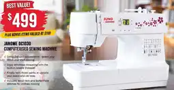 Janome Janome DC1030 Computerised Sewing Machine offer