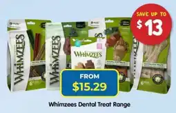 PetO Whimzees Dental Treat Range offer