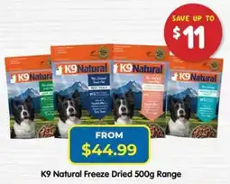 PetO K9 Natural Freeze Dried offer
