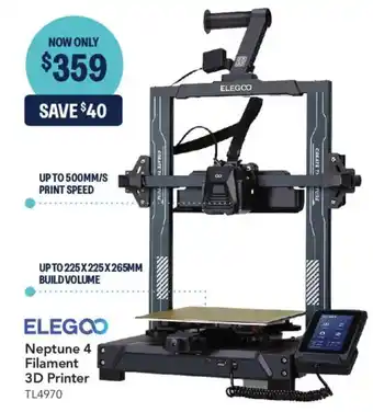 ELEGOO Neptune 4 Filament 3D Printer