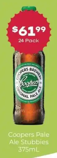 Thirsty Camel Coopers Pale Ale Stubbies offer