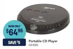Jaycar Electronics Digitech Portable CD Player offer