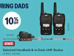 Jaycar Electronics Selected Handheld & In-Dash UHF Radios offer
