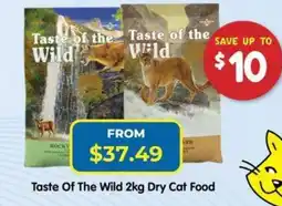 PetO Taste Of The Wild 2kg Dry Cat Food offer