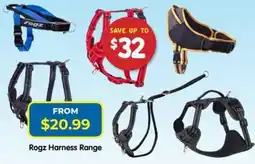 PetO Rogz Harness Range offer