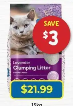 PetO Lavender Clumping Litter offer