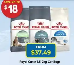 PetO Royal Canin 1.5-2kg Cat Bags offer