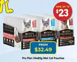 PetO Purina Pro Plan Wet Cat Pouches offer