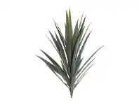 LivingStyles Artificial Yucca Plant Head, Green offer