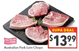 Supa Valu Australian Pork Loin Chops offer