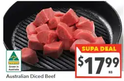 Supa Valu Australian Diced Beef offer