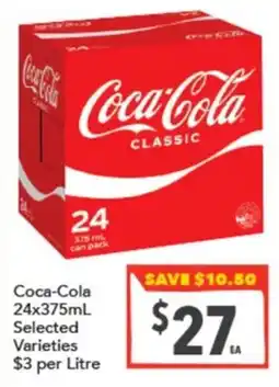 Supa Valu Coca-Cola Classic offer