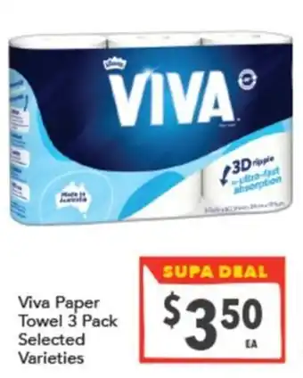 Supa Valu Viva Paper Towel offer