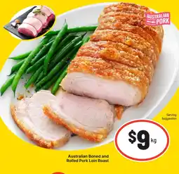 Supa Valu Australian Boned and Rolled Pork Loin Roast offer