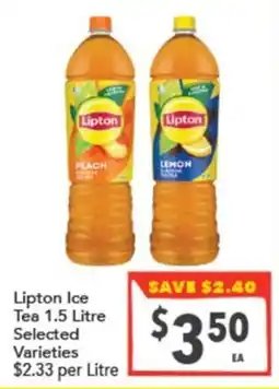Supa Valu Lipton Ice Tea Selected Varieties offer