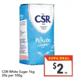 Supa Valu CSR White Sugar offer