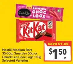 Supa Valu Nestlé Medium Bars offer