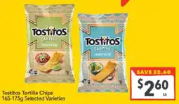 Supa Valu Tostitos Tortilla Chips offer