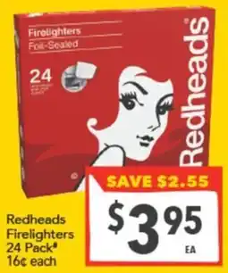 Supa Valu Redheads Firelighters offer