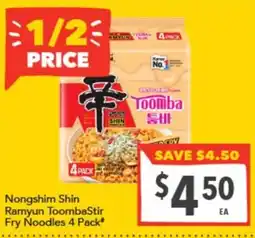 Supa Valu Nongshim Shin Ramyun ToombaStir Fry Noodles offer
