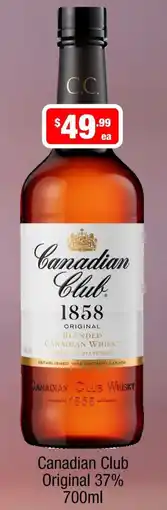 Liquor Stax Canadian Club Original offer