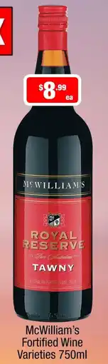 Liquor Stax McWilliam's Fortified Wine Varieties offer