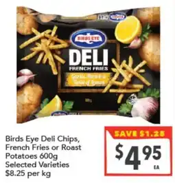 Supa Valu Birds Eye Deli Chips offer