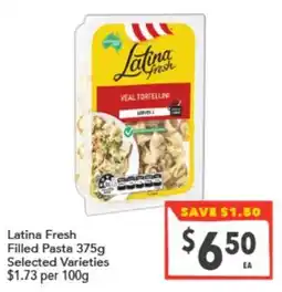 Supa Valu Latina Fresh Filled Pasta offer
