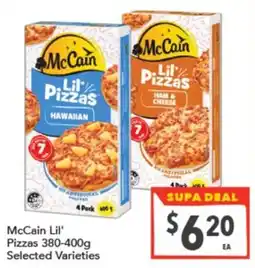 Supa Valu McCain Lil' Pizzas offer